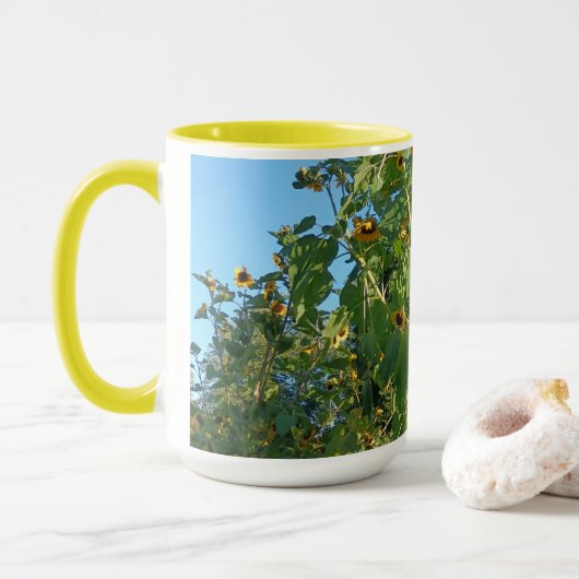 Mug Musique Combo de tournesol (Avec donut)