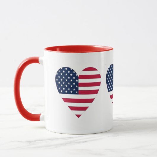 Mug Musique combo du drapeau américain (Gauche)