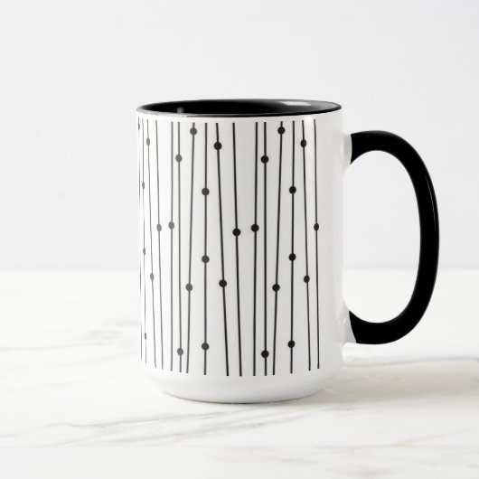 Mug Musique combo noire et blanche (Droite)