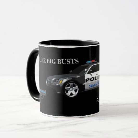 Mug Musique combo policière de Miami (Devant gauche)
