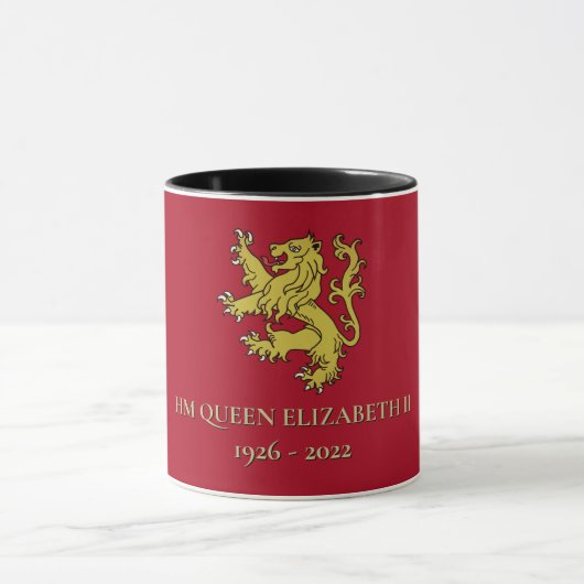 Mug Musique commémorative de la reine Elizabeth II (Centre)