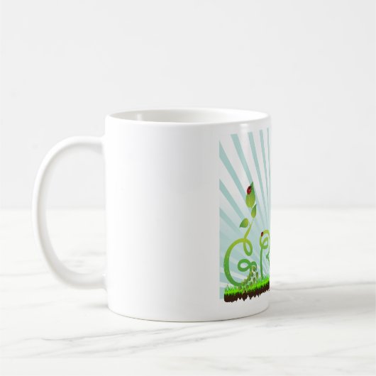 Mug Musique Concept Vert (Gauche)