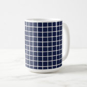 Mug Musique cool Carré bleue (Devant droit)