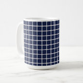 Mug Musique cool Carré bleue (Devant gauche)
