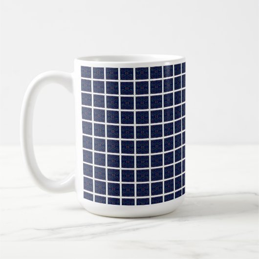 Mug Musique cool Carré bleue (Gauche)