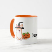 Mug Musique Corgi Halloween (Devant gauche)