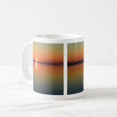 Mug Musique couché de soleil de Kayak (Devant gauche)