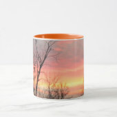 Mug Musique couché de soleil d'hiver (Centre)