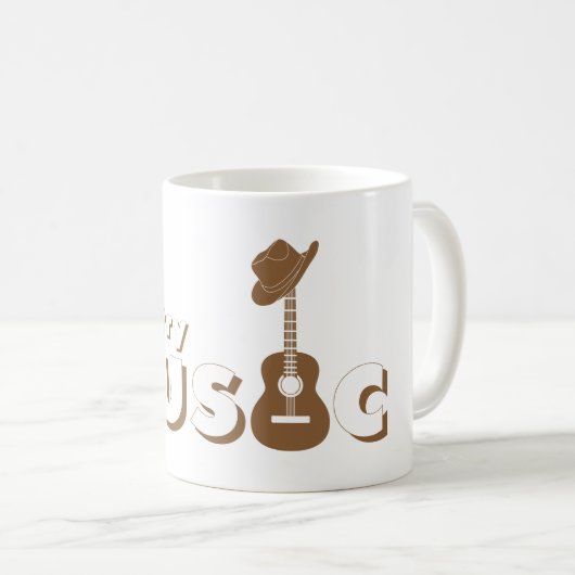 Mug Musique country (Devant droit)