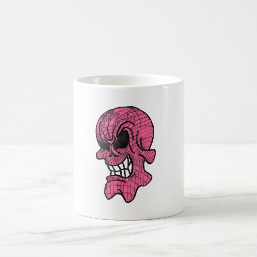 Mug Musique crâne rose (Centre)