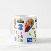 Mug Musique crayon éducatif (Devant gauche)
