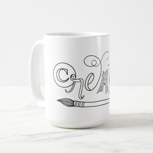 Mug Musique créative (Devant gauche)