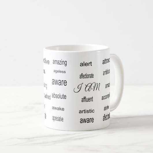 Mug Musique d'affirmation (Devant droit)