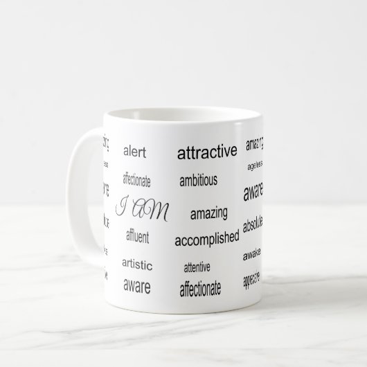 Mug Musique d'affirmation (Devant gauche)
