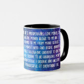 Mug Musique d'affirmation d'argent (Devant droit)