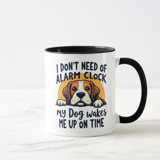 Mug Musique d'alarme pour chien (Droite)