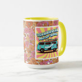 Mug Musique d'alimentation de la fourgonnette de plage (Devant droit)