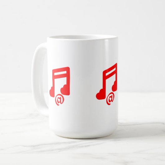 Mug @ musique d'amour (Devant gauche)