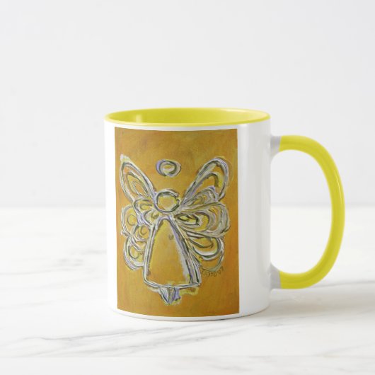 Mug Musique d'ange jaune (Droite)