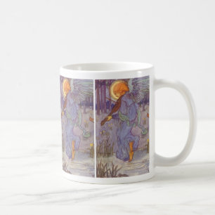 Mug Musique d'ange jouant du violon, musique vintage