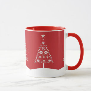 Mug Musique d'arbre de Noël personnalisée