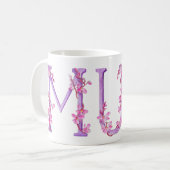 Mug Musique d'art de la mère de l'orchidée (Devant gauche)