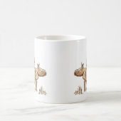 Mug Musique d'art de la mère et du bébé Rhinoceros (Centre)