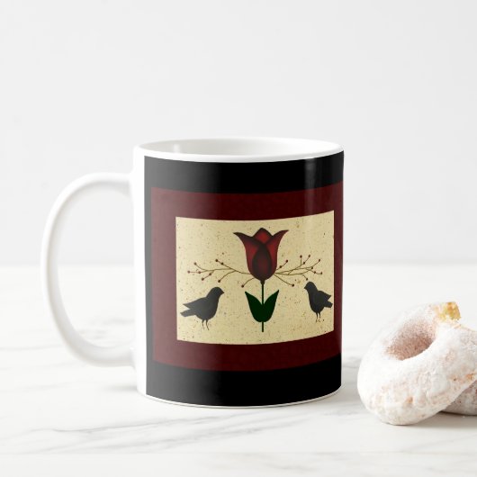 Mug Musique d'art primitive (Avec donut)