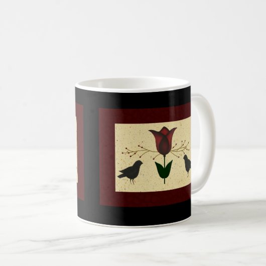Mug Musique d'art primitive (Devant droit)