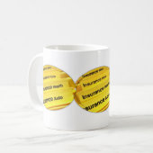 Mug Musique d'assurance (Devant gauche)