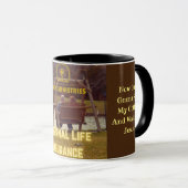 Mug Musique d'assurance vie éternelle (Devant droit)