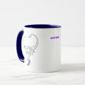 Mug Musique d'astrologie Scorpio (Devant gauche)