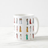 Mug Musique d'astrologie zodiaque pour femme noire (Devant droit)