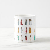 Mug Musique d'astrologie zodiaque pour femme noire (Centre)