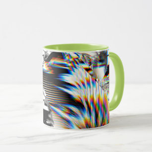 Mug Musique d'attaque arc-en-ciel