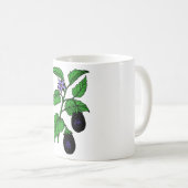 Mug Musique d'aubergine (Devant droit)