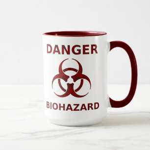 Mug Musique d'avertissement de danger biologique