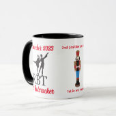 Mug Musique de ballet noisette de Noël (Devant gauche)