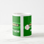 Mug Musique De Baseball Personnalisée Avec Des Noms (Centre)
