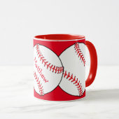 Mug Musique de baseball Ringer (Devant droit)
