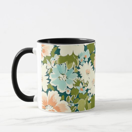 Mug Musique de bouchon de fleur (Gauche)