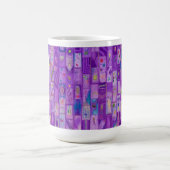 Mug Musique de briques pourpres douces (Centre)