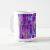 Mug Musique de briques pourpres douces (Devant gauche)