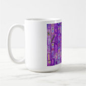 Mug Musique de briques pourpres douces (Gauche)