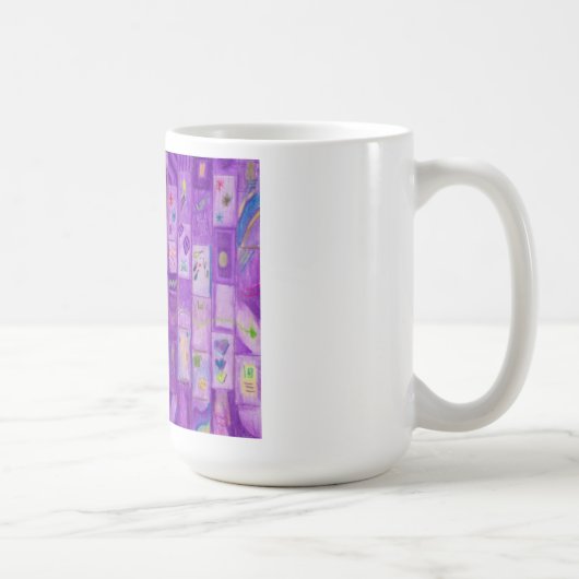Mug Musique de briques pourpres douces (Droite)
