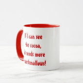 Mug Musique de cacao de Marshmallow (Devant gauche)