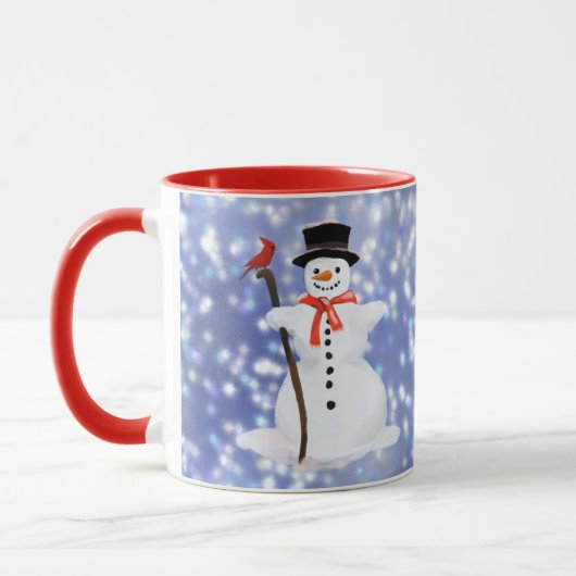 Mug Musique de cacao Snowman (Gauche)