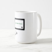 Mug Musique de cadre d'Halloween (Devant droit)