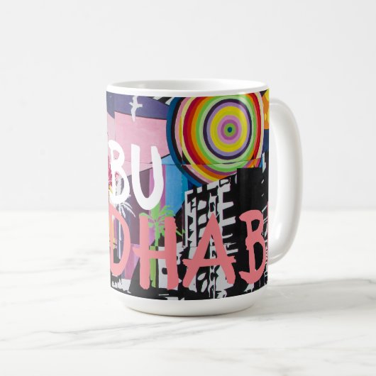 Mug Musique de café ABU DHABI (Devant droit)