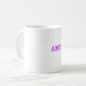 Mug Musique de café Amy (Devant gauche)